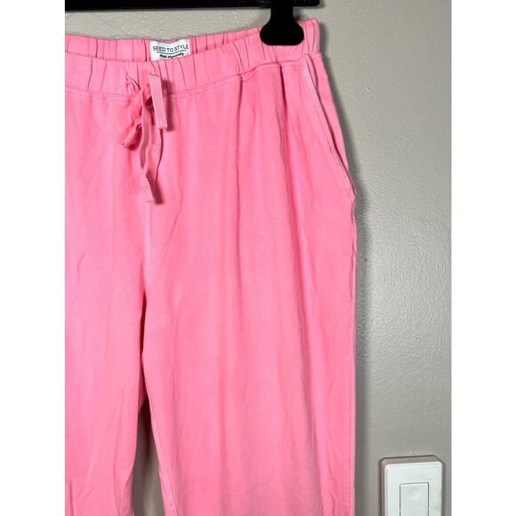 NWOT Seed to Style Organic Cotton Ombré 2-Piece Loungewear Set size M - Picture 8 of 12